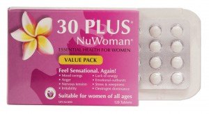 Box of 30 Plus with tablets sticking out